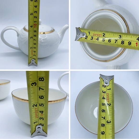 6-Pcs Lanvin Paris Teapot & Cup Set - Picture 12 of 12